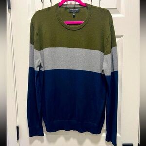 Banana Republic Premium Luxe Yarn Color-block Sweater Men’s Size Large